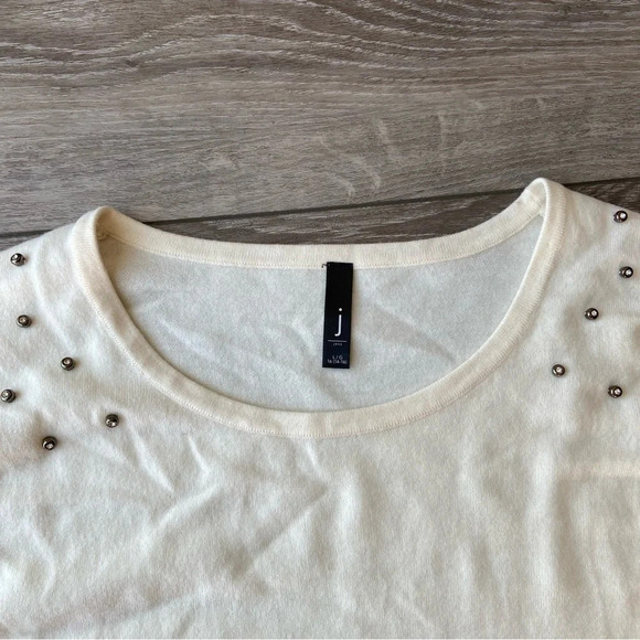 J Jess Beaded Embellished Soft Pullover Sweater - Picture 5 of 16